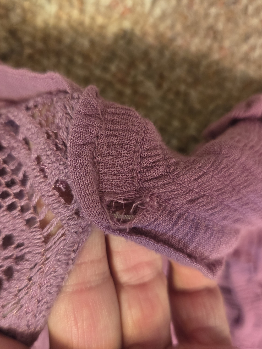 Free People Mauve Ruffled Maxi Dress - Picture 5 of 5